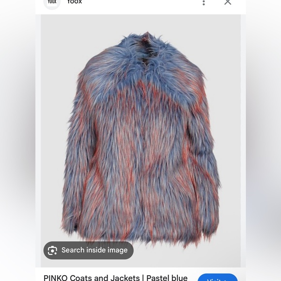 Pinko Multicolor Faux Fur Teddy Jacket - Picture 7 of 7
